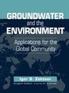 Groundwater and the Environment